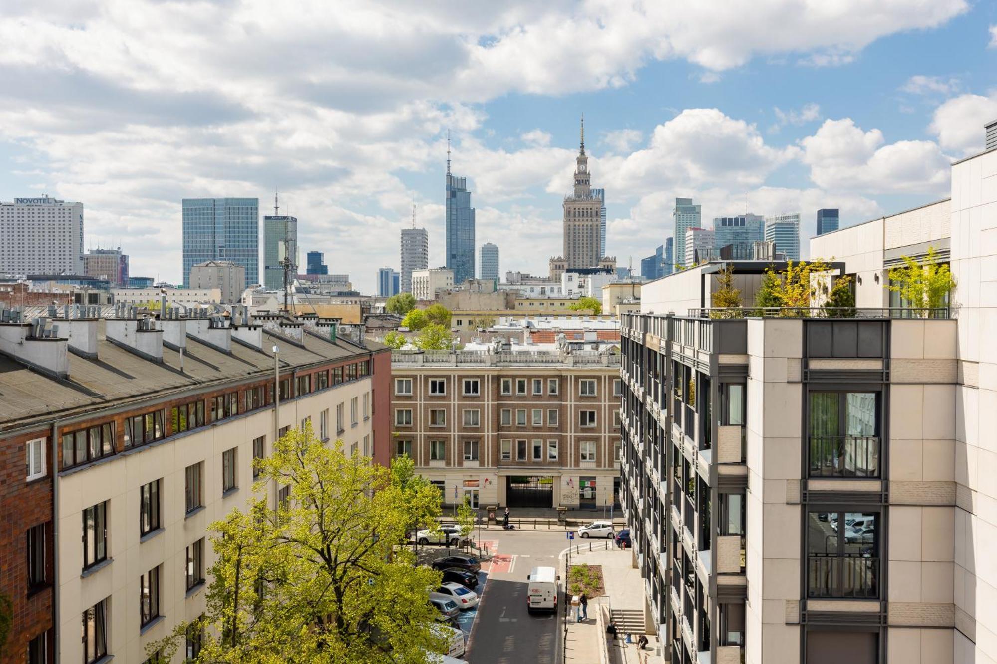 City Panorama Spacious Apartment By Renters Prestige Warschau Exterior foto